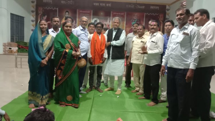 सह प्रभारी प्रह्लाद रजक की उपस्थिति में मानसिंह साहू ने ग्रहण की भाजपा की सदस्यता।