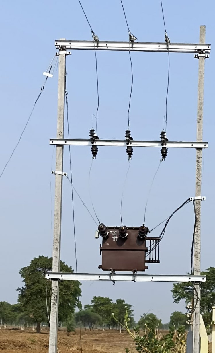 झांकी बकतरा रोड से बिजली ट्रांसफार्मर की चोरी
