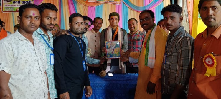 अभनपुर के विभिन्न गांवो के फाग उत्सव में शामिल हुए चिन्मय दावड़ा